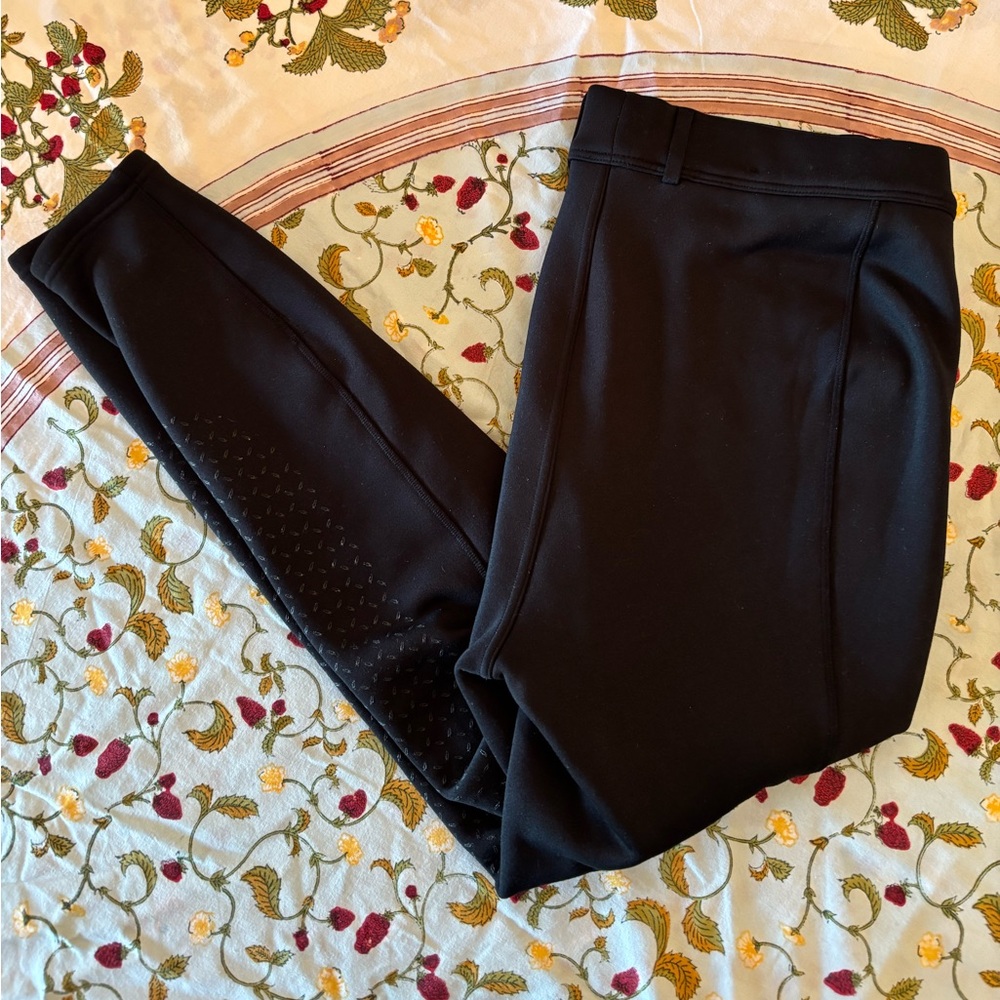 Irideon Black Knee Grip Winter Riding Tights